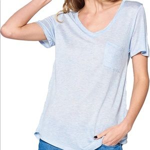 TRESICS V-Neck Boyfriend Tee